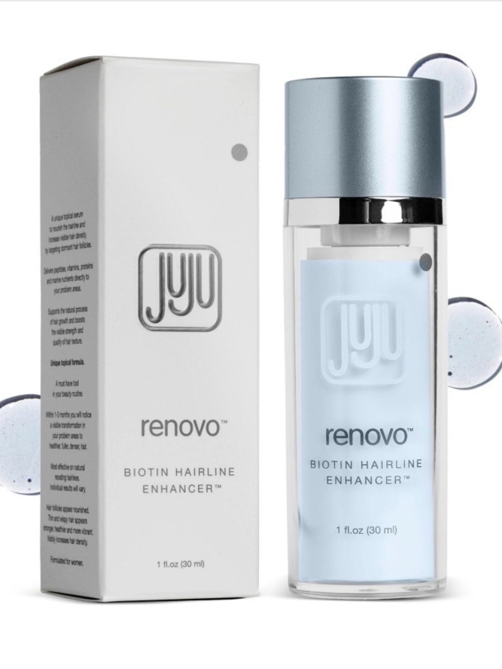 Juju Renovo Biotin Hair Serum Scalp Nourishing Hair Thickening Serum #UB1